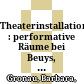Theaterinstallationen : : performative Räume bei Beuys, Boltanski und Kabakov /