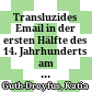 Transluzides Email in der ersten Hälfte des 14. Jahrhunderts am Ober-, Mittel- und Niederrhein