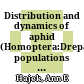 Distribution and dynamics of aphid (Homoptera:Drepanosiphidae) populations on Betula pendula in Northern California