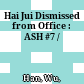 Hai Jui Dismissed from Office : : ASH #7 /