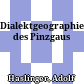 Dialektgeographie des Pinzgaus