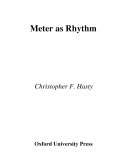 Meter as rhythm