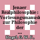 Jenaer Realphilosophie : : Vorlesungsmanuskripte zur Philosophie der Natur und des Geistes von 1805– 1806 /
