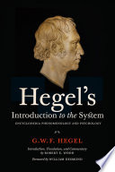 Hegel's introduction to the system : : encyclopaedia phenomenology and psychology /