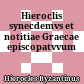 Hieroclis synecdemvs et notitiae Graecae episcopatvvum