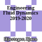 Engineering Fluid Dynamics 2019-2020