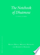 The notebook of Dhutmose : : P. Vienna ÄS 10321 /