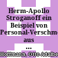 Herm-Apollo Stroganoff : ein Beispiel von Personal-Verschmelzung aus dem Gebiete des antiken Kunsthandwerkes