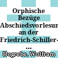 Orphische Bezüge : Abschiedsvorlesung an der Friedrich-Schiller-Universität zu Jena am 5. 2. 1997