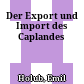 Der Export und Import des Caplandes