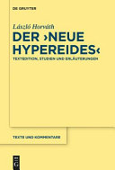 Der neue Hypereides : Textedition, Studien und Erläuterungen