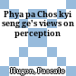 Phya pa Chos kyi seng ge's views on perception