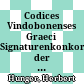 Codices Vindobonenses Graeci : Signaturenkonkordanz der griechischen Handschriften der Österreichischen Nationalbibliothek