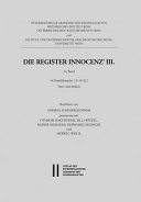 Die Register Innocenz' III.