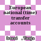 European national (time) transfer accounts