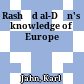 Rashīd al-Dīn's knowledge of Europe