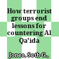 How terrorist groups end : lessons for countering Al Qa'ida /