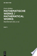 Mathematische Werke / Mathematical Works /