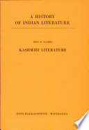 A history of Indian literature