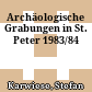 Archäologische Grabungen in St. Peter 1983/84