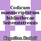 Codicum manuscriptorum bibliothecae Seitenstettensis