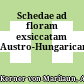 Schedae ad floram exsiccatam Austro-Hungaricam