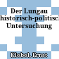 Der Lungau : historisch-politische Untersuchung