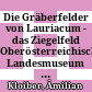 Die Gräberfelder von Lauriacum - das Ziegelfeld : Oberösterreichisches Landesmuseum ; 25. 8. - 6. 10. 1957 ; Ausstellungskatalog