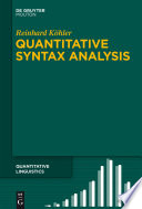 Quantitative syntax analysis