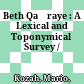 Beth Qaṭraye : : A Lexical and Toponymical Survey /