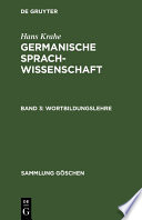 Germanische Sprachwissenschaft.