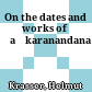 On the dates and works of Śańkaranandana