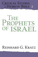 The prophets of Israel /