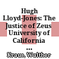 Hugh Lloyd-Jones: The Justice of Zeus : University of California Press 1971. 230 S. (Sather Classical Lextures. 41.)