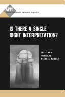 Is There a Single Right Interpretation? /