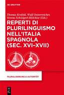 Reperti di plurilinguismo nell'Italia spagnola (sec. XVI-XVII)