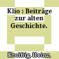 Klio : : Beiträge zur alten Geschichte.