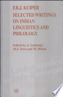 Selected writings on Indian linguistics and philology