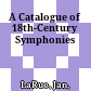 A Catalogue of 18th-Century Symphonies