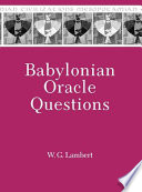 Babylonian oracle questions