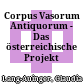Corpus Vasorum Antiquorum - Das österreichische Projekt