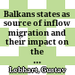 Balkans states as source of inflow migration and their impact on the population regime : the case of Austria