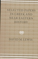 Selected papers in Greek and Near Eastern history