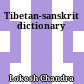 Tibetan-sanskrit dictionary