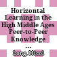 Horizontal Learning in the High Middle Ages : Peer-to-Peer Knowledge Transfer in Religious Communities /