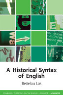 A historical syntax of English /