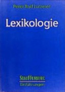 Lexikologie : ein Arbeitsbuch