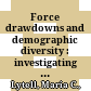 Force drawdowns and demographic diversity : : investigating the impact of force reductions on the demographic diversity of the U.S. military /