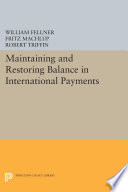 Maintaining and Restoring Balance in International Trade /