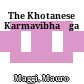 The Khotanese Karmavibhaṅga